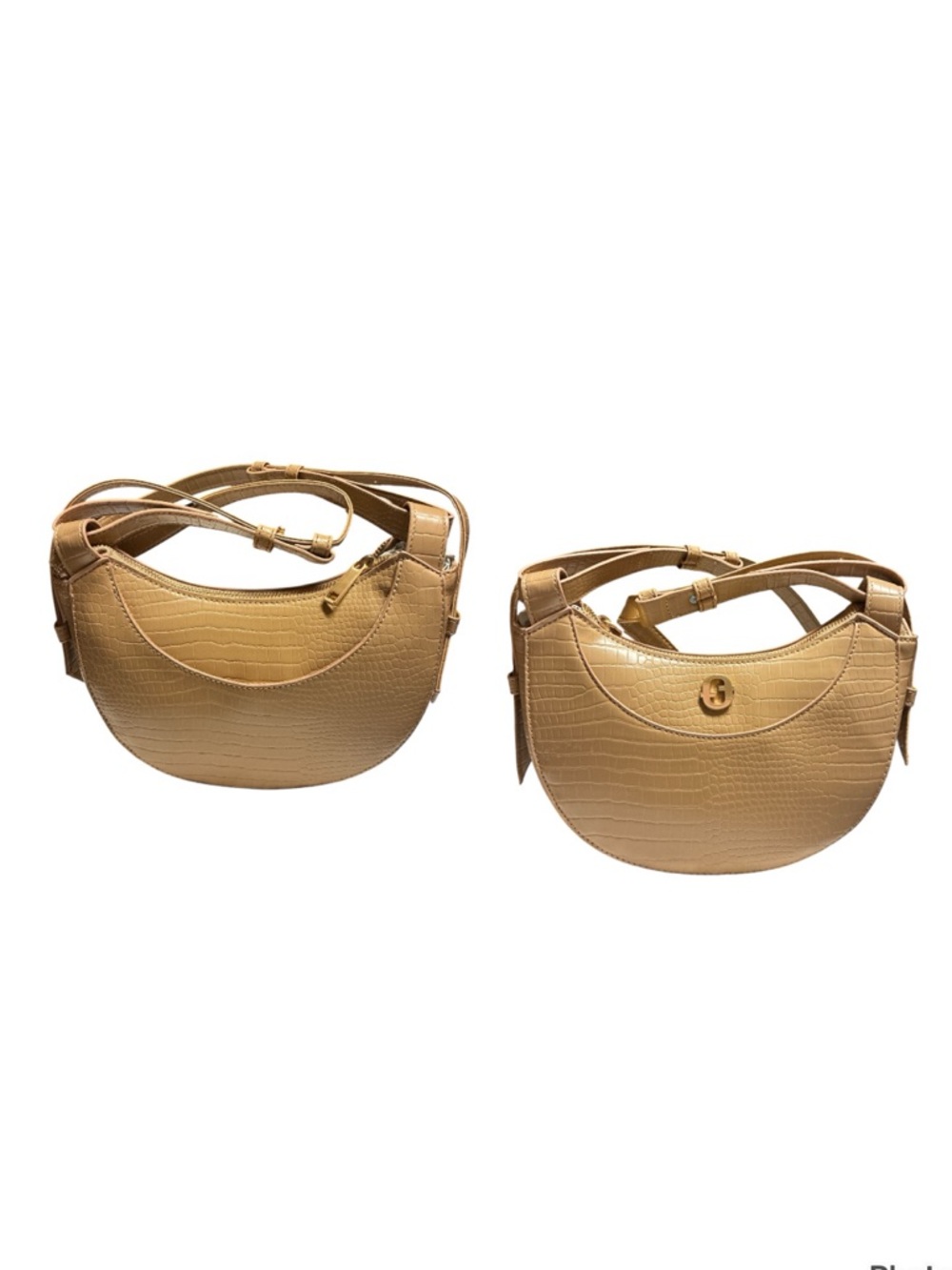 Time and Tru Olivia Mocha Spanish Crossbody Bag with Gold Hardware - Picture 7 of 7